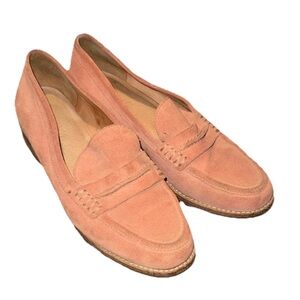 Madewell Women's Suede Loafers in Dusty Rose size 9.5
